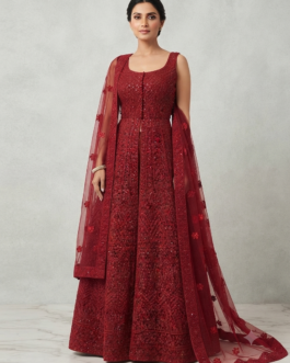Red Colour Anarkali