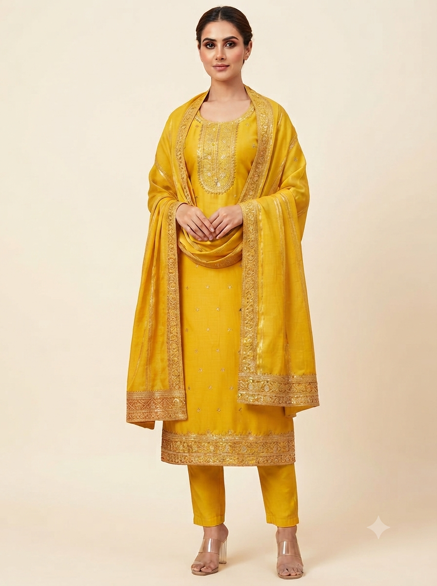 Embroidered Suit Set - Image 2