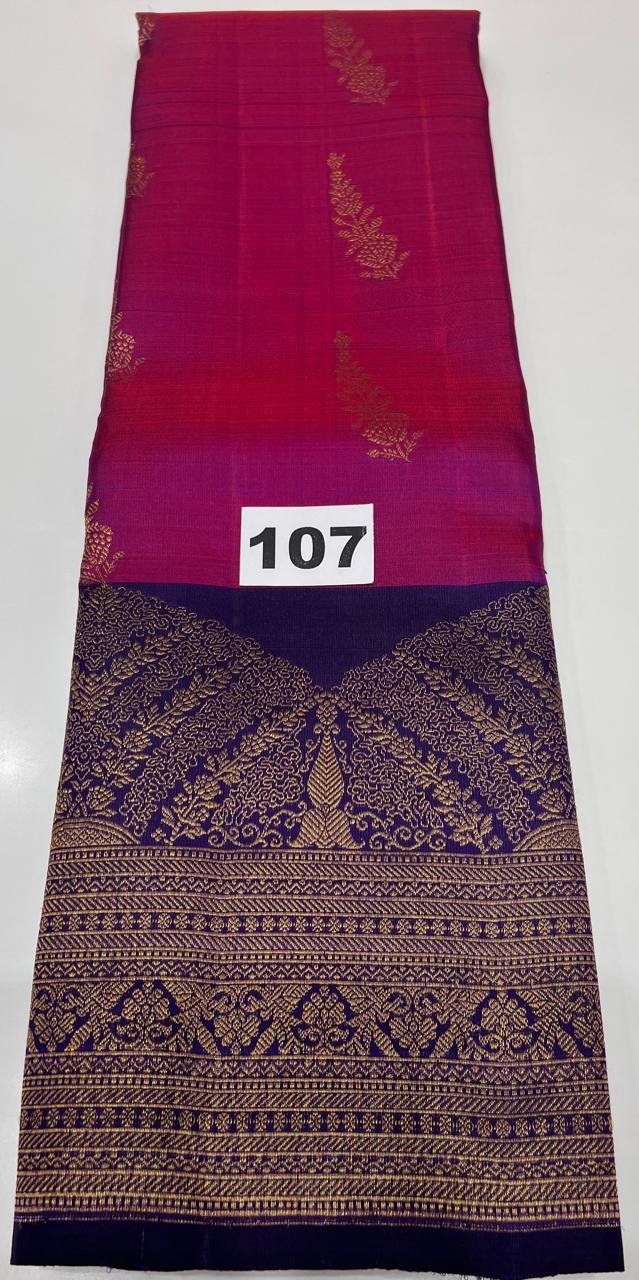 Pure Handloom Kanchipuram silk saree - Image 2